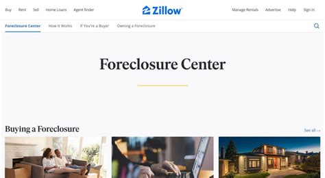 zillow foreclosure center